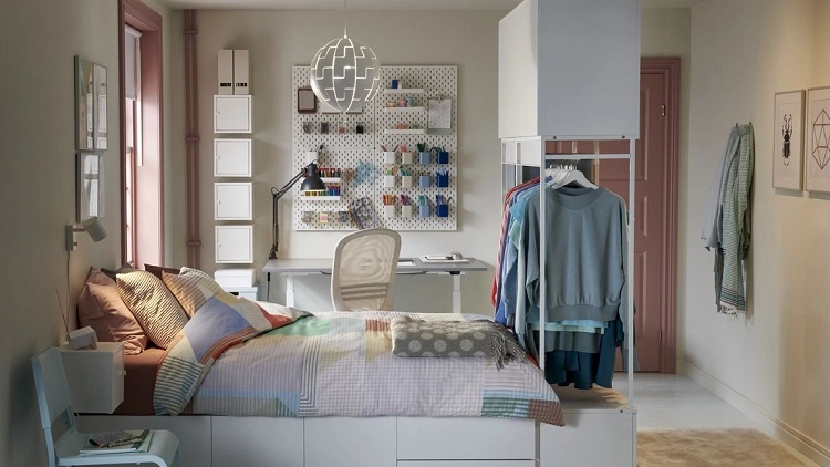 Menggunakan warna-warna netral, Sumber: ikea.co.id